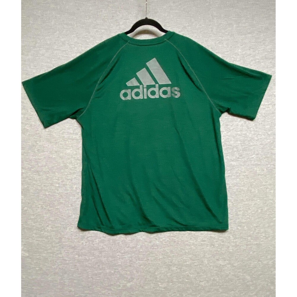 Portland Timbers T‎ Shirt Mens XL Green MLS Soccer Adidas Climalite Tee Raglan - Picture 9 of 11